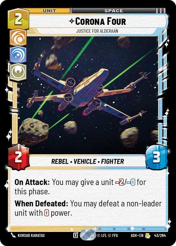 Corona Four - Justice for Alderaan (43/264) (43/264) [Ashes of the Empire] - The Mythic Store | 24h Order Processing
