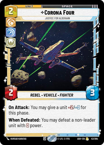 Corona Four - Justice for Alderaan (43/264) (43/264) [Ashes of the Empire] - The Mythic Store | 24h Order Processing