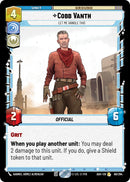 Cobb Vanth - Let Me Handle This (60/264) (60/264) [Ashes of the Empire] - The Mythic Store | 24h Order Processing