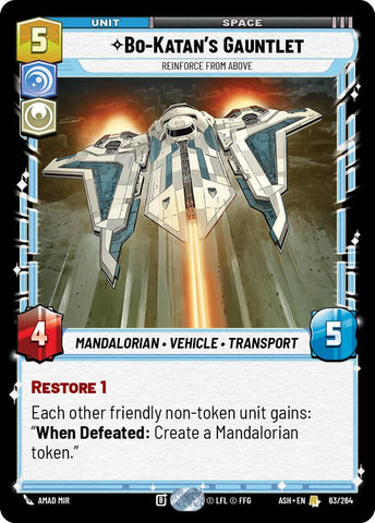 Bo-Katan's Gauntlet - Reinforce from Above (63/264) (63/264) [Ashes of the Empire] - The Mythic Store | 24h Order Processing