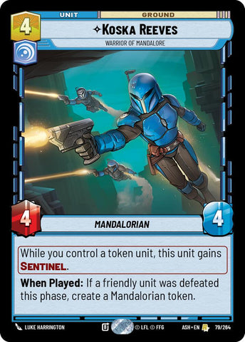 Koska Reeves - Warrior of Mandalore (79/264) (79/264) [Ashes of the Empire] - The Mythic Store | 24h Order Processing