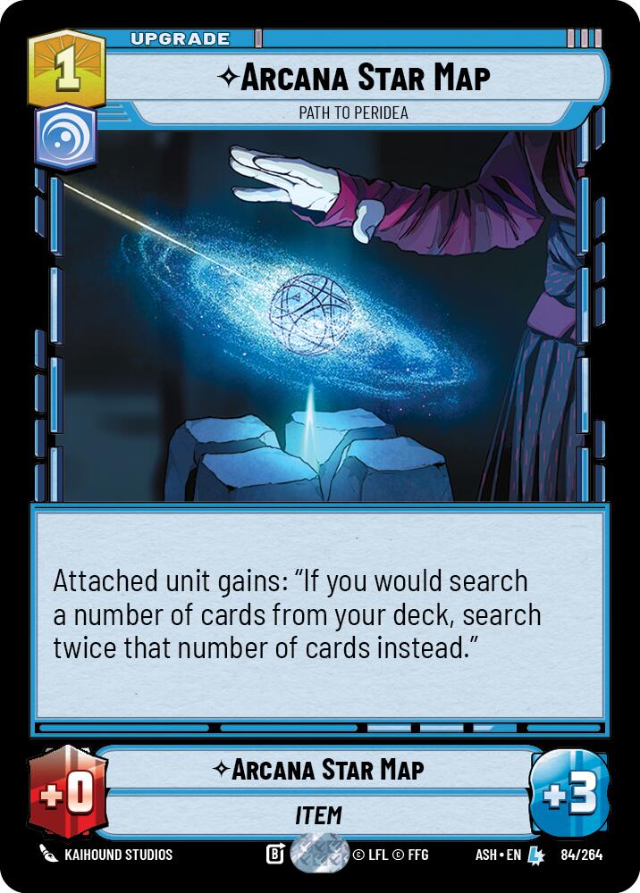 Arcana Star Map - Path to Peridea (84/264) (84/264) [Ashes of the Empire] - The Mythic Store | 24h Order Processing