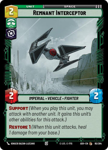 Remnant Interceptor (95/264) (95/264) [Ashes of the Empire] - The Mythic Store | 24h Order Processing