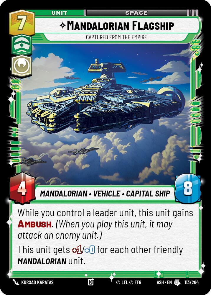 Mandalorian Flagship - Captured from the Empire (113/264) (113/264) [Ashes of the Empire] - The Mythic Store | 24h Order Processing
