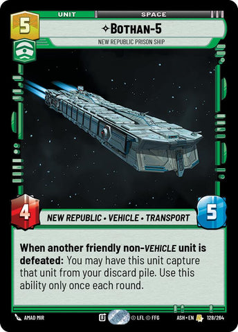 Bothan-5 - New Republic Prison Ship (128/264) (128/264) [Ashes of the Empire] - The Mythic Store | 24h Order Processing