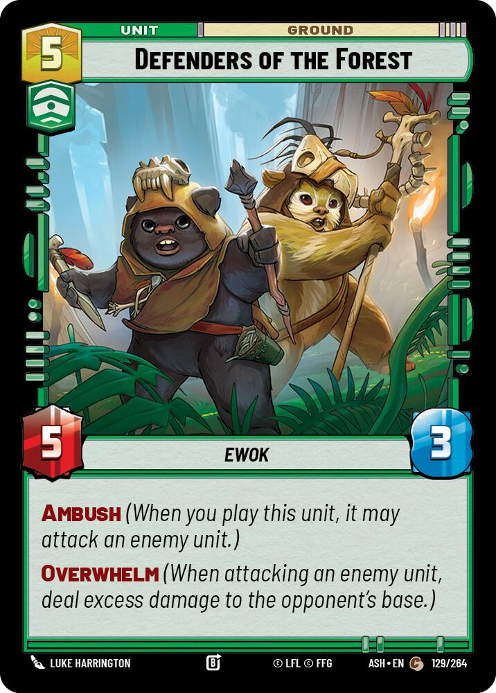 Defenders of the Forest (129/264) (129/264) [Ashes of the Empire] - The Mythic Store | 24h Order Processing