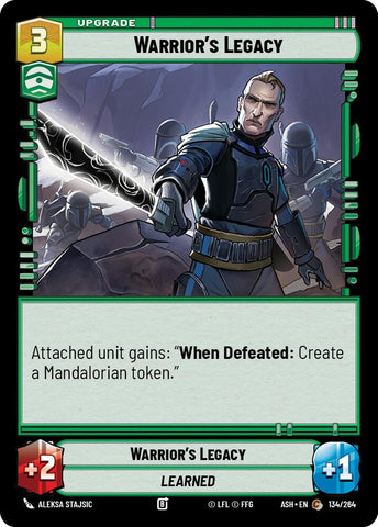 Warrior's Legacy (134/264) (134/264) [Ashes of the Empire] - The Mythic Store | 24h Order Processing