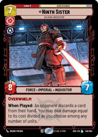 Ninth Sister - Hulking Inquisitor (148/264) (148/264) [Ashes of the Empire] - The Mythic Store | 24h Order Processing