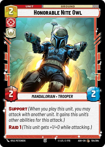 Honorable Nite Owl (154/264) (154/264) [Ashes of the Empire] - The Mythic Store | 24h Order Processing
