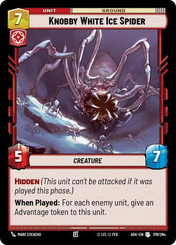 Knobby White Ice Spider (178/264) (178/264) [Ashes of the Empire] - The Mythic Store | 24h Order Processing