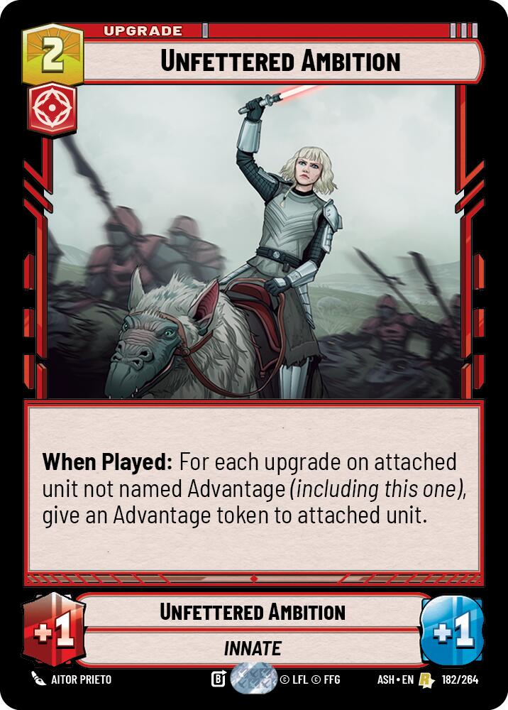 Unfettered Ambition (182/264) (182/264) [Ashes of the Empire] - The Mythic Store | 24h Order Processing
