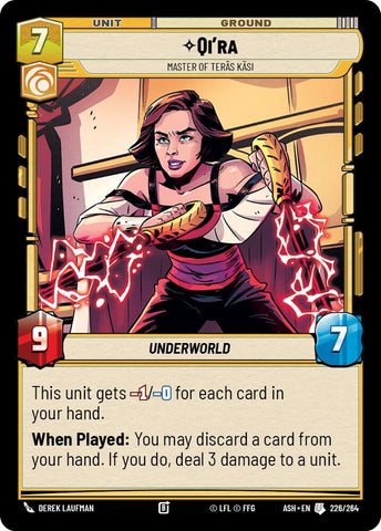 Qi'ra - Master of Teras Kasi (226/264) (226/264) [Ashes of the Empire] - The Mythic Store | 24h Order Processing