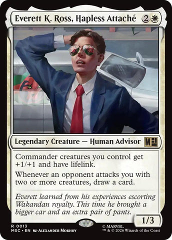 Everett K. Ross, Hapless Attache (Surge Foil) [Marvel Super Heroes Commander] - The Mythic Store | 24h Order Processing