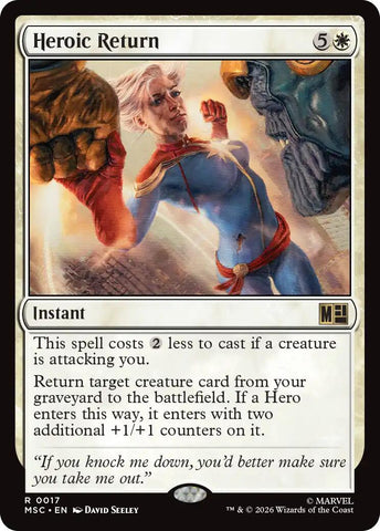 Heroic Return (Surge Foil) [Marvel Super Heroes Commander] - The Mythic Store | 24h Order Processing