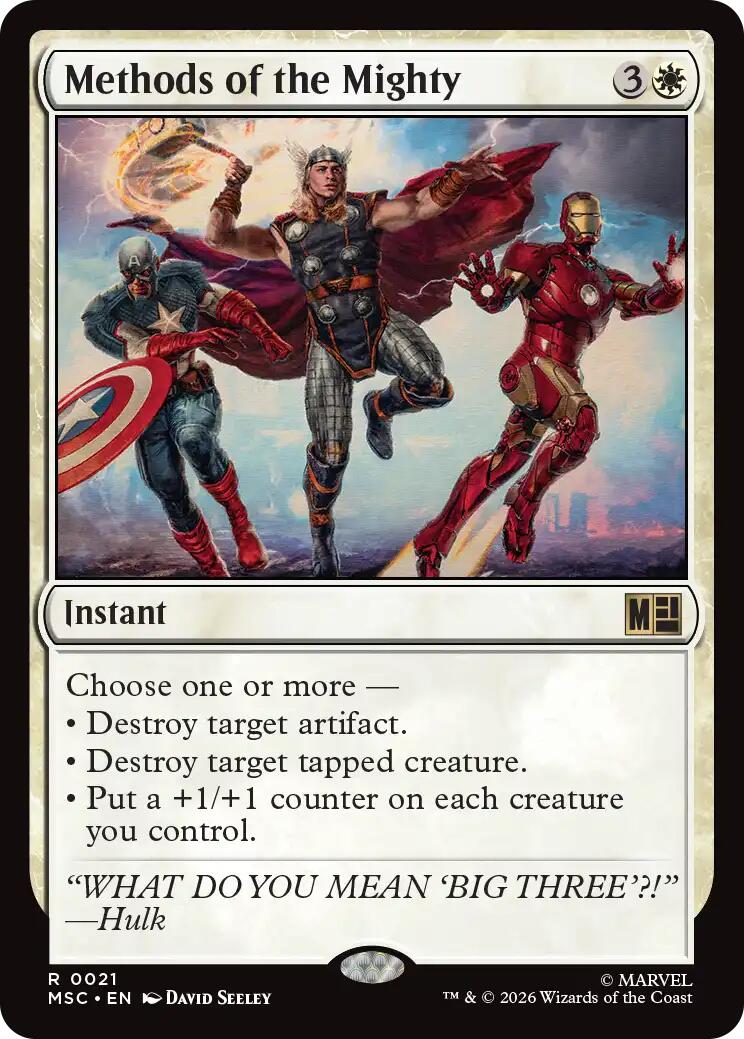 Methods of the Mighty (Surge Foil) [Marvel Super Heroes Commander] - The Mythic Store | 24h Order Processing