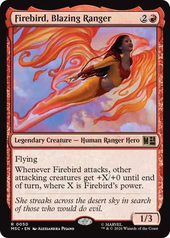 Firebird, Blazing Ranger (Surge Foil) [Marvel Super Heroes Commander] - The Mythic Store | 24h Order Processing