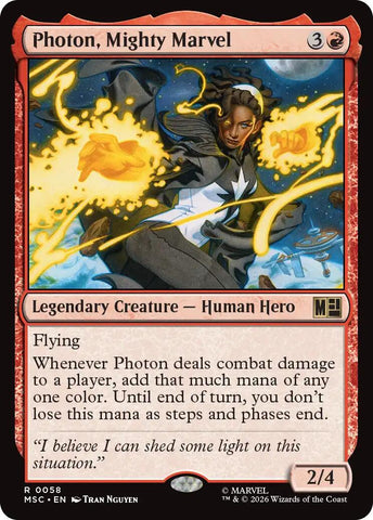 Photon, Mighty Marvel (Surge Foil) [Marvel Super Heroes Commander] - The Mythic Store | 24h Order Processing