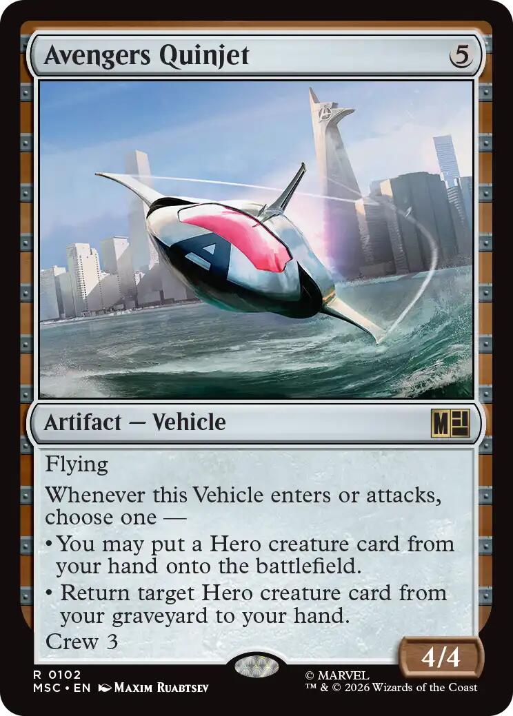 Avengers Quinjet (Surge Foil) [Marvel Super Heroes Commander] - The Mythic Store | 24h Order Processing