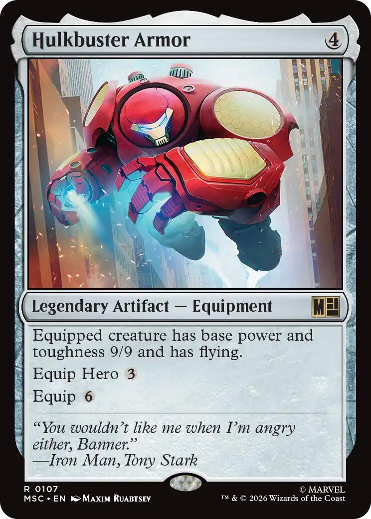 Hulkbuster Armor (Surge Foil) [Marvel Super Heroes Commander] - The Mythic Store | 24h Order Processing