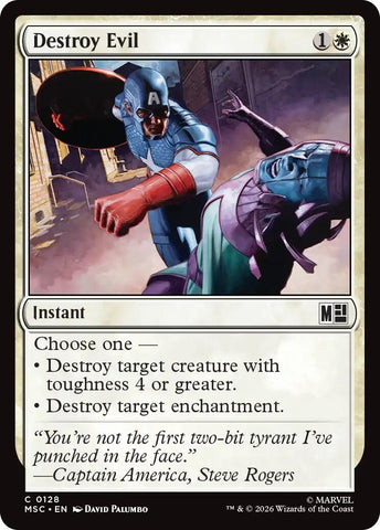Destroy Evil (Surge Foil) [Marvel Super Heroes Commander] - The Mythic Store | 24h Order Processing