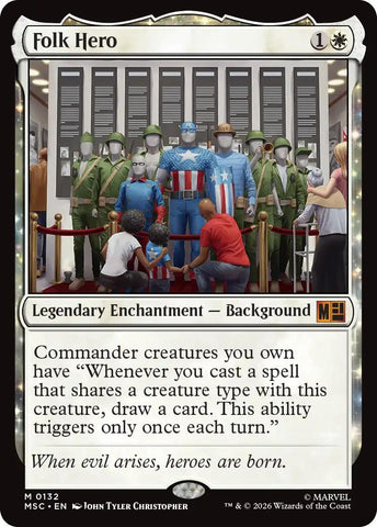 Folk Hero (Surge Foil) [Marvel Super Heroes Commander] - The Mythic Store | 24h Order Processing