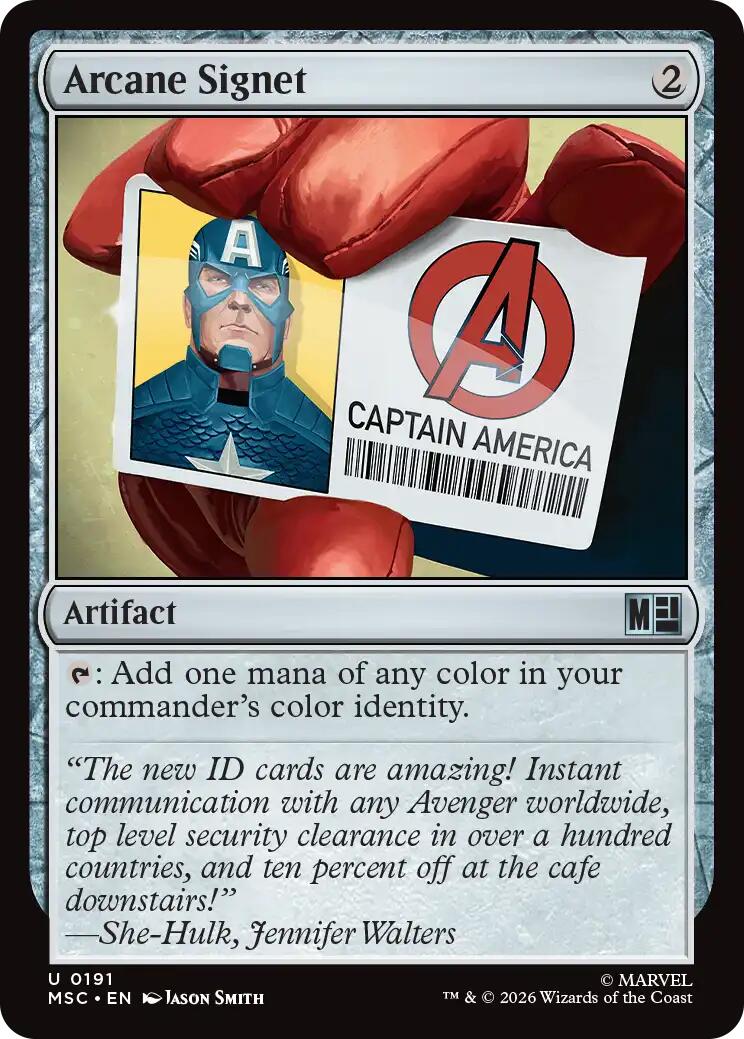 Arcane Signet (0191) (Surge Foil) [Marvel Super Heroes Commander] - The Mythic Store | 24h Order Processing