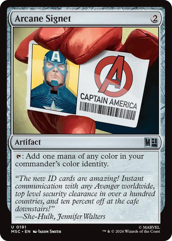 Arcane Signet (0191) (Surge Foil) [Marvel Super Heroes Commander] - The Mythic Store | 24h Order Processing
