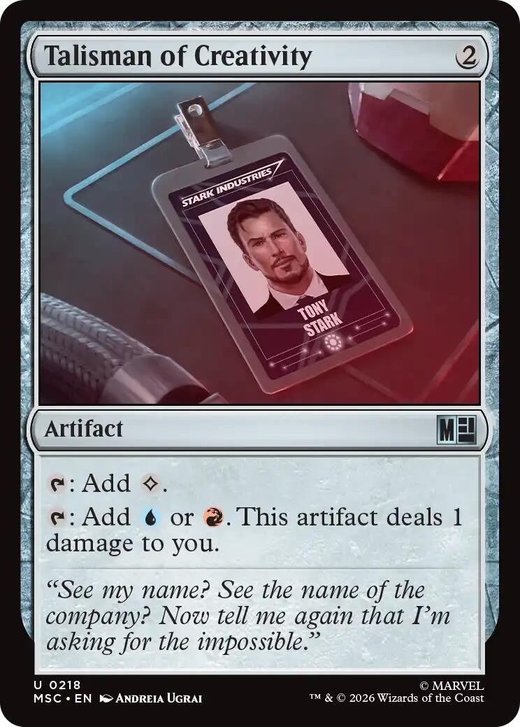 Talisman of Creativity (Surge Foil) [Marvel Super Heroes Commander] - The Mythic Store | 24h Order Processing
