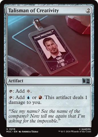 Talisman of Creativity (Surge Foil) [Marvel Super Heroes Commander] - The Mythic Store | 24h Order Processing