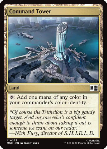 Command Tower (0233) (Surge Foil) [Marvel Super Heroes Commander] - The Mythic Store | 24h Order Processing
