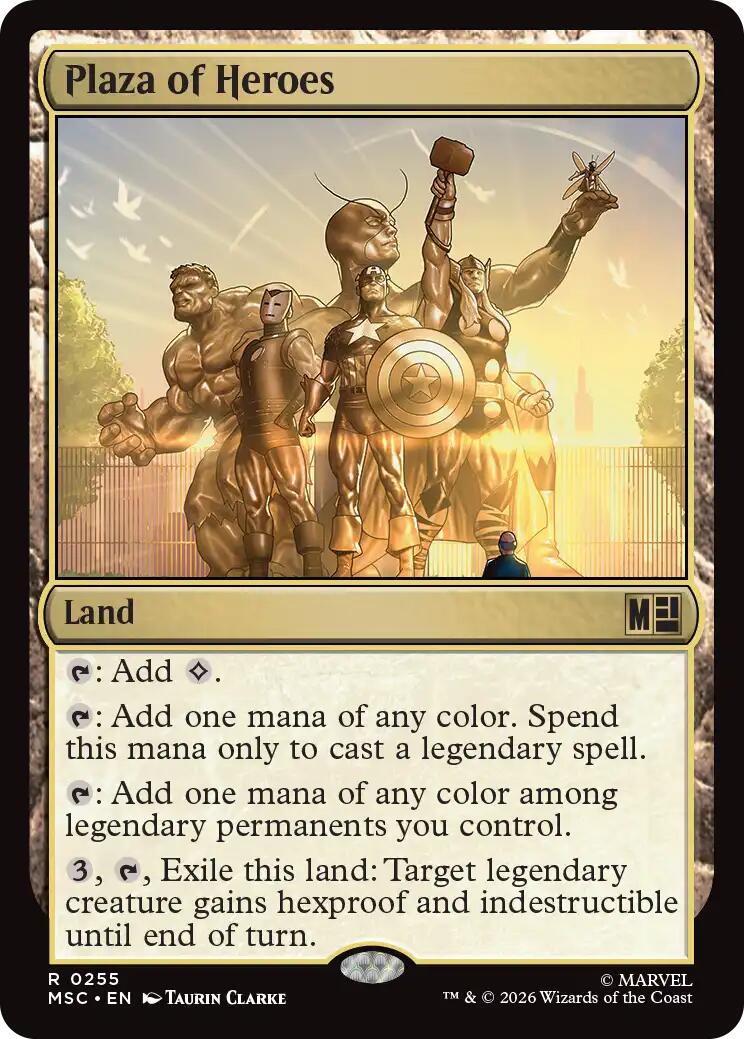 Plaza of Heroes (Surge Foil) [Marvel Super Heroes Commander] - The Mythic Store | 24h Order Processing