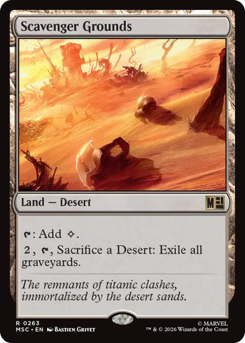Scavenger Grounds (Surge Foil) [Marvel Super Heroes Commander] - The Mythic Store | 24h Order Processing