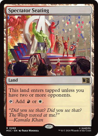 Spectator Seating (Surge Foil) [Marvel Super Heroes Commander] - The Mythic Store | 24h Order Processing