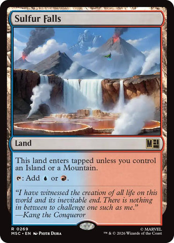 Sulfur Falls (Surge Foil) [Marvel Super Heroes Commander] - The Mythic Store | 24h Order Processing
