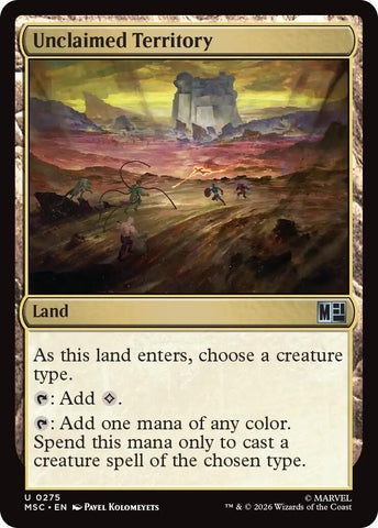 Unclaimed Territory (Surge Foil) [Marvel Super Heroes Commander] - The Mythic Store | 24h Order Processing