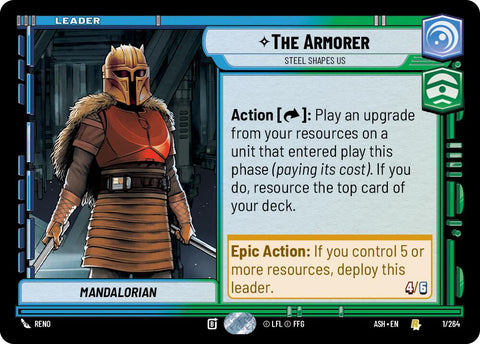 The Armorer - Steel Shapes Us (1/264) (1/264) [Ashes of the Empire] - The Mythic Store | 24h Order Processing