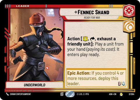 Fennec Shand - Ready for War (2/264) (2/264) [Ashes of the Empire] - The Mythic Store | 24h Order Processing