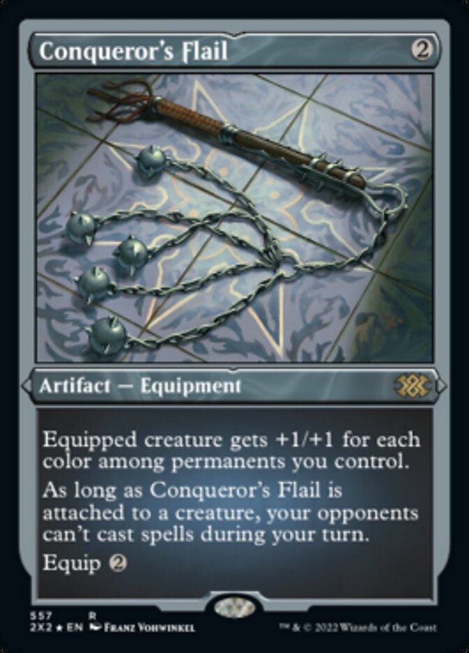 Conqueror's Flail (Foil Etched) [Double Masters 2022] - The Mythic Store | 24h Order Processing