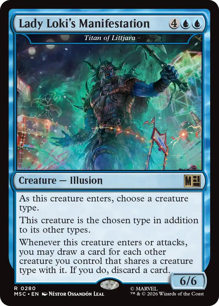 Lady Loki's Manifestation - Titan of Littjara (Surge Foil) [Marvel Super Heroes Commander] - The Mythic Store | 24h Order Processing