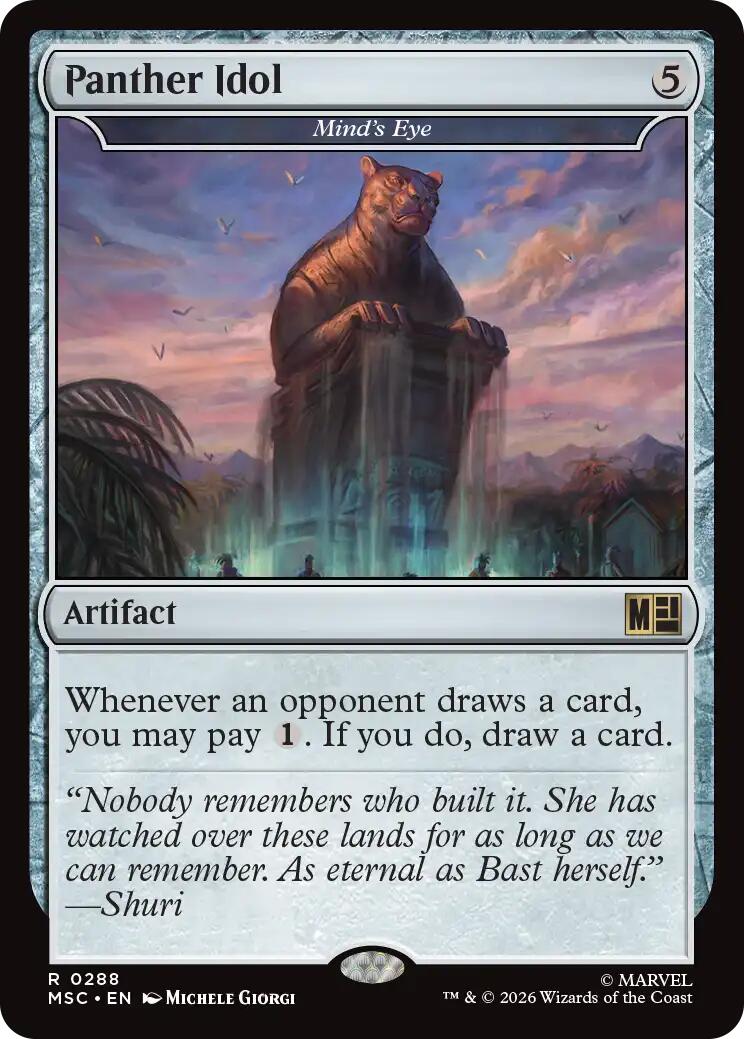 Panther Idol - Mind's Eye (Surge Foil) [Marvel Super Heroes Commander] - The Mythic Store | 24h Order Processing