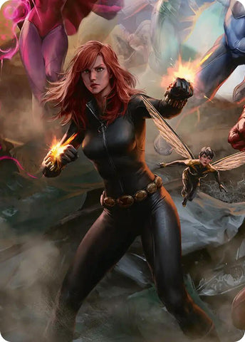Black Widow, Intel Expert Art Card [Marvel Super Heroes Art Series] - The Mythic Store | 24h Order Processing