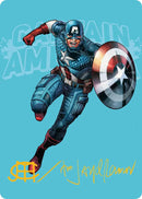 Captain America, Super-Soldier Art Card (Gold-Stamped Signature) [Marvel Super Heroes Art Series] - The Mythic Store | 24h Order Processing