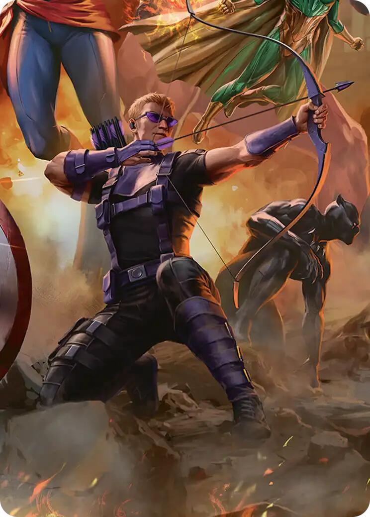 Hawkeye, Trick Shot Art Card [Marvel Super Heroes Art Series] - The Mythic Store | 24h Order Processing