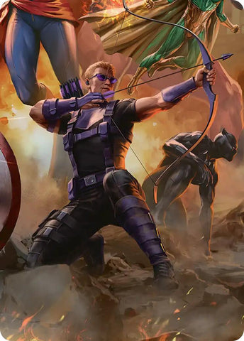 Hawkeye, Trick Shot Art Card [Marvel Super Heroes Art Series] - The Mythic Store | 24h Order Processing