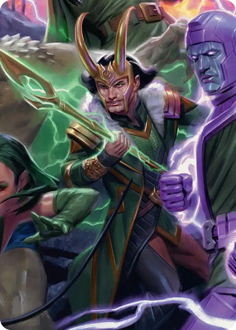 Loki, God of Lies Art Card [Marvel Super Heroes Art Series] - The Mythic Store | 24h Order Processing