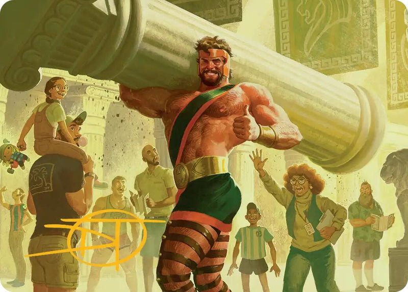 Hercules, Prince of Power Art Card (Gold-Stamped Signature) [Marvel Super Heroes Art Series] - The Mythic Store | 24h Order Processing