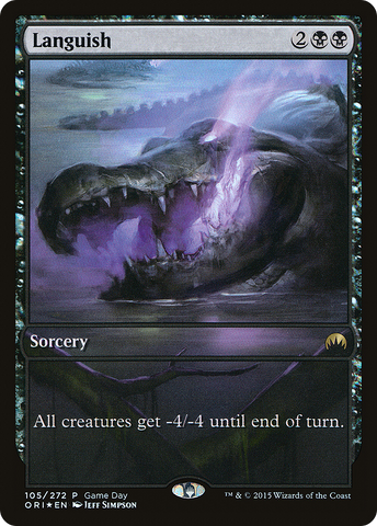 Languish (Game Day) (Full Art) [Magic Origins Promos] - The Mythic Store | 24h Order Processing