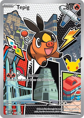 Tepig (050) [Mega Evolution Promo] - The Mythic Store | 24h Order Processing