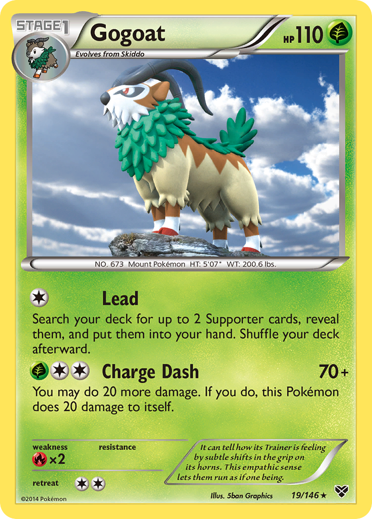 Gogoat (19/146) [XY: Base Set] - The Mythic Store | 24h Order Processing