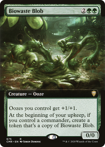 Biowaste Blob (Extended Art) [Commander Legends] - The Mythic Store | 24h Order Processing